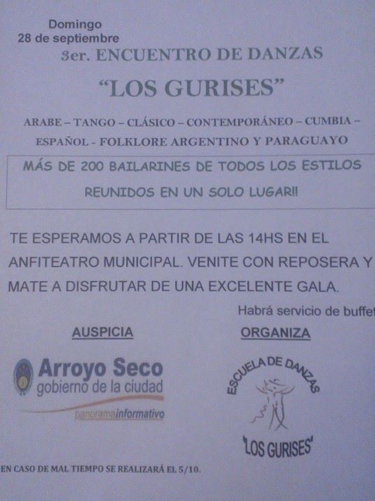 Afiche 3er Encuentro Los Gurises