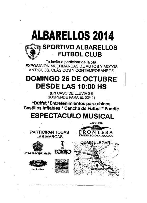 Afiche Albarellos