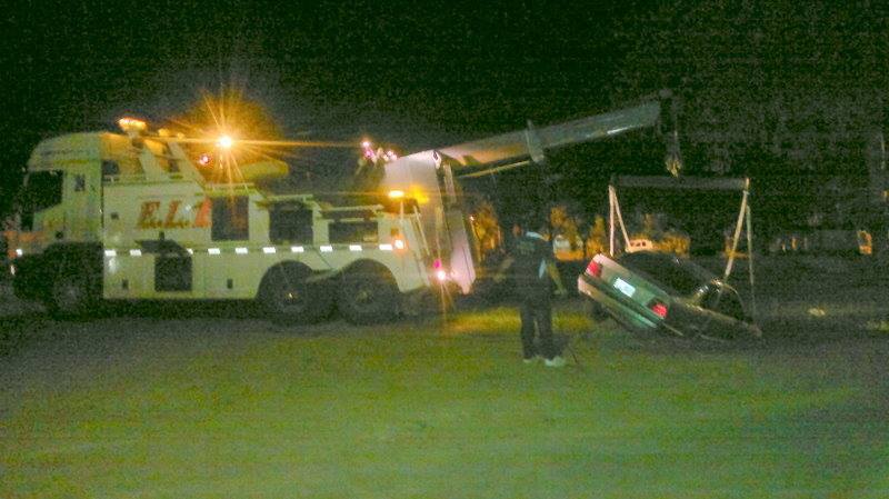 Accidente foto Gruas Elbe