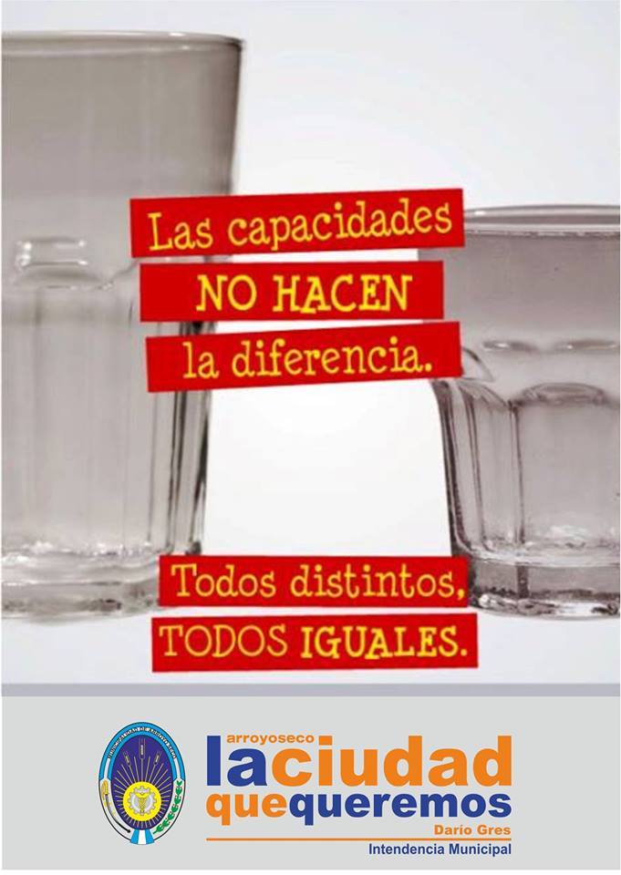 Afiche Todos Distintos, todos iguales