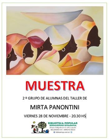 Muestra alumnas Mirta Panontini