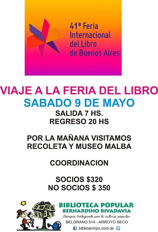 Afiche Feria del Libro 2015
