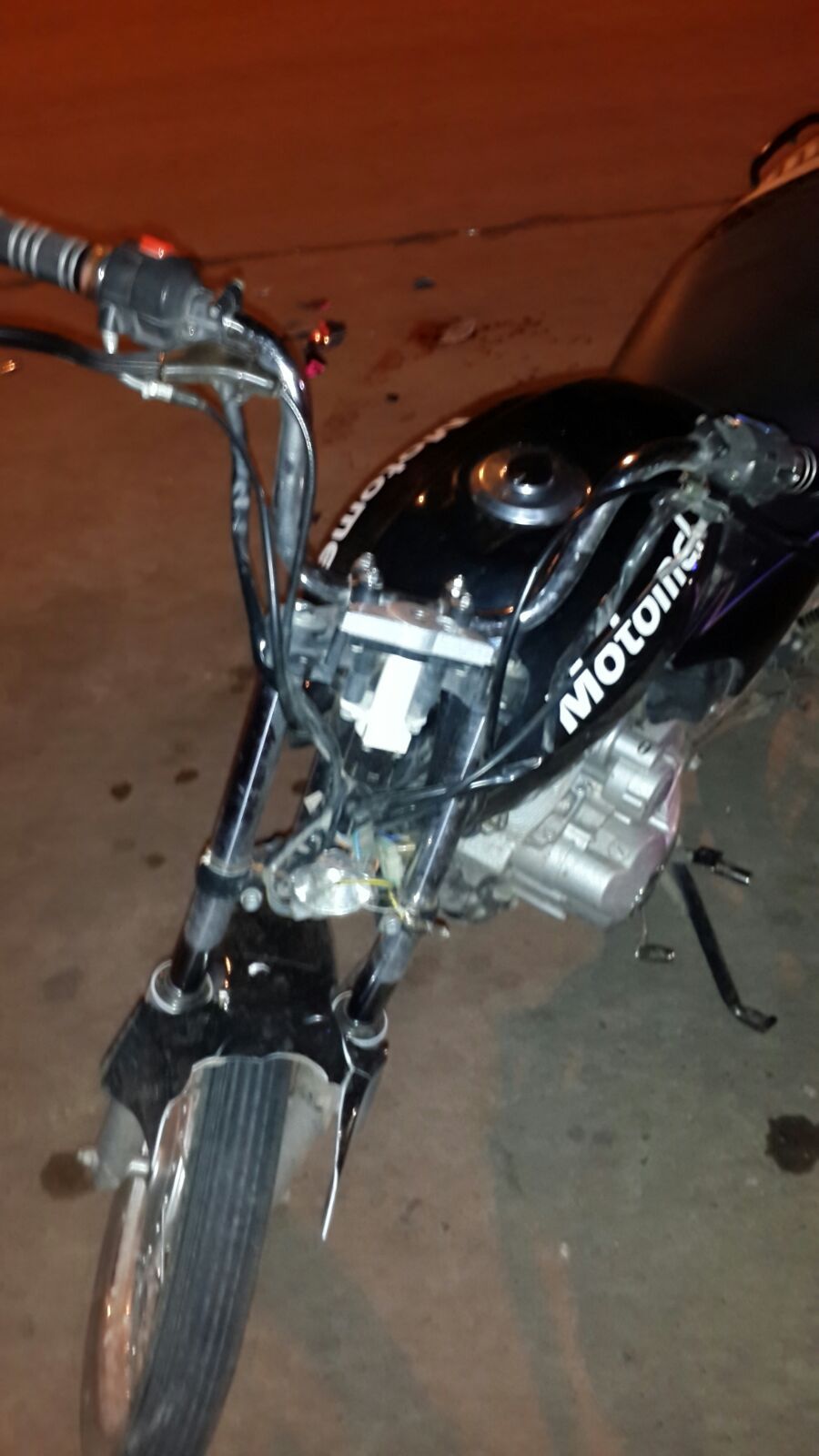 Accidente moto