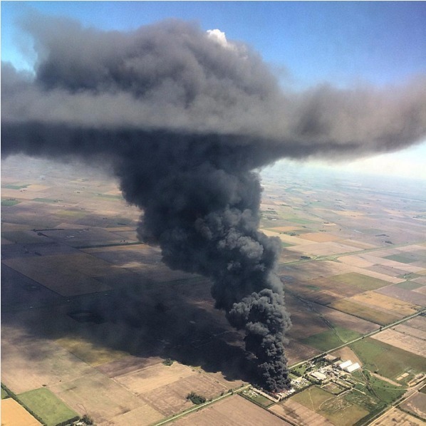 Incendio aceitera