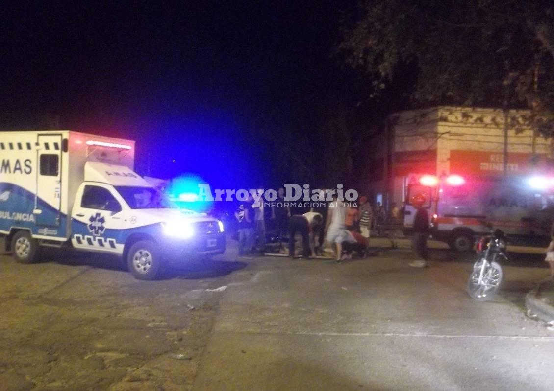 Accidente moto pick up