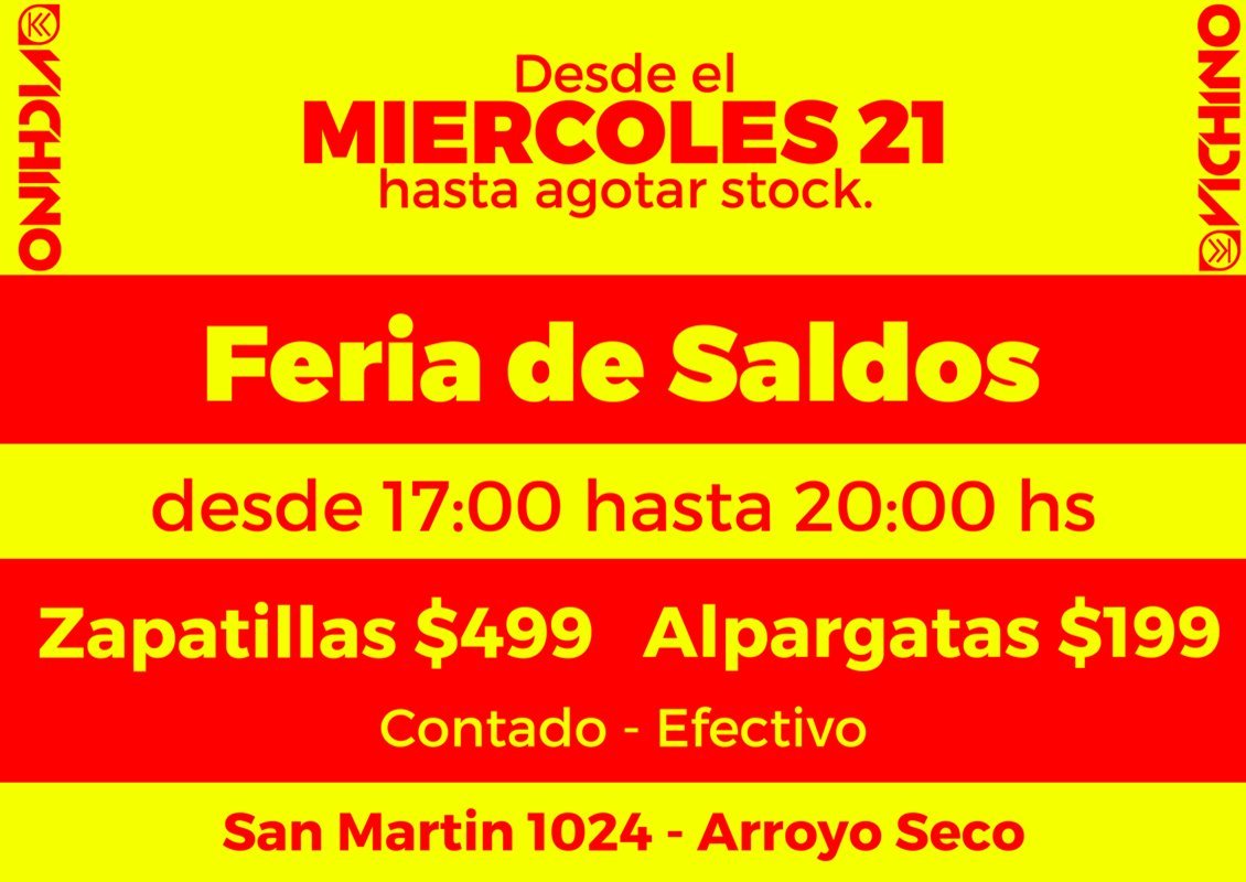 feria de saldos