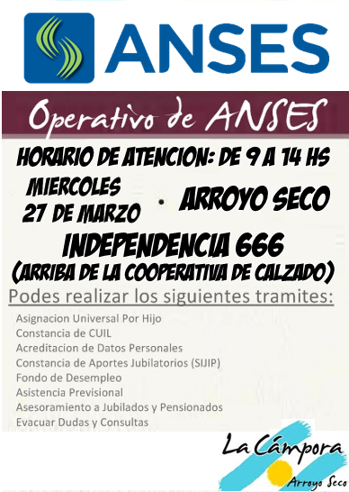 Operativo ANSES La Cmpora