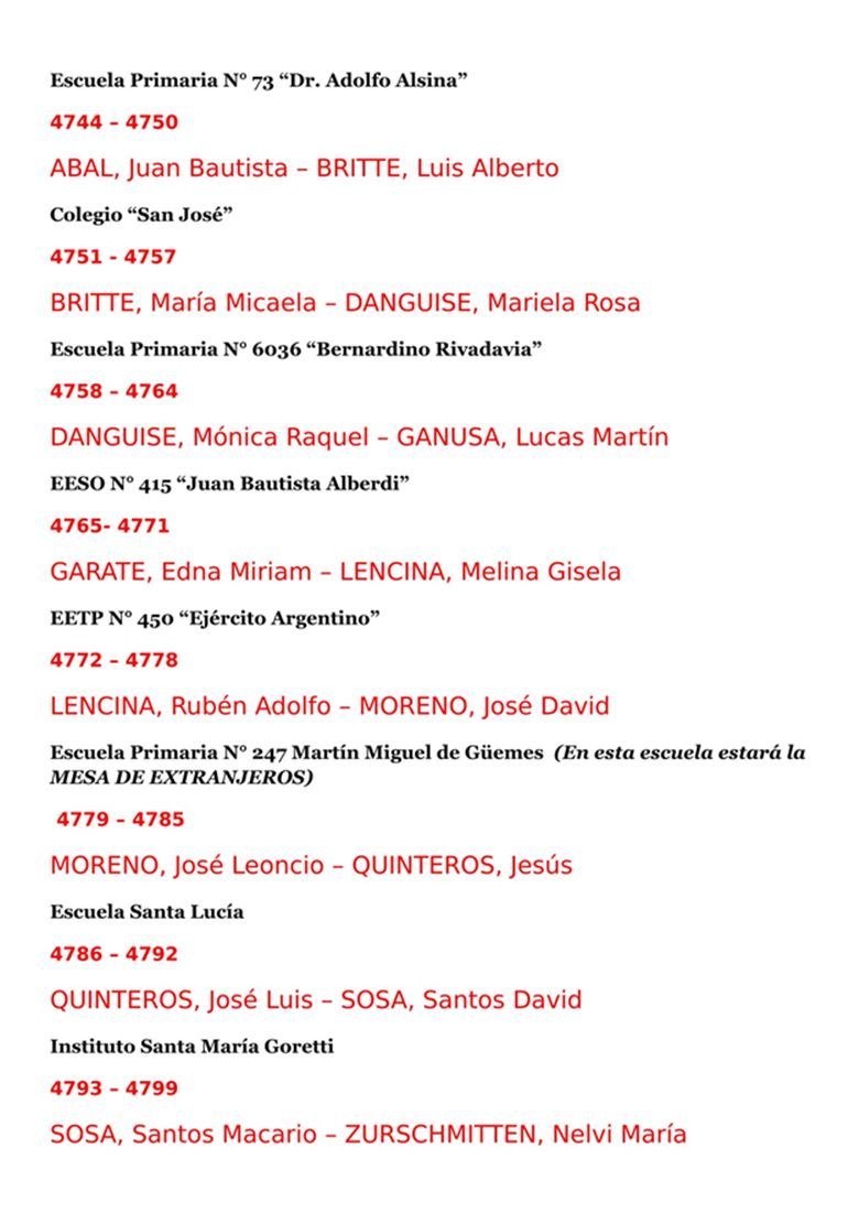 escuelas