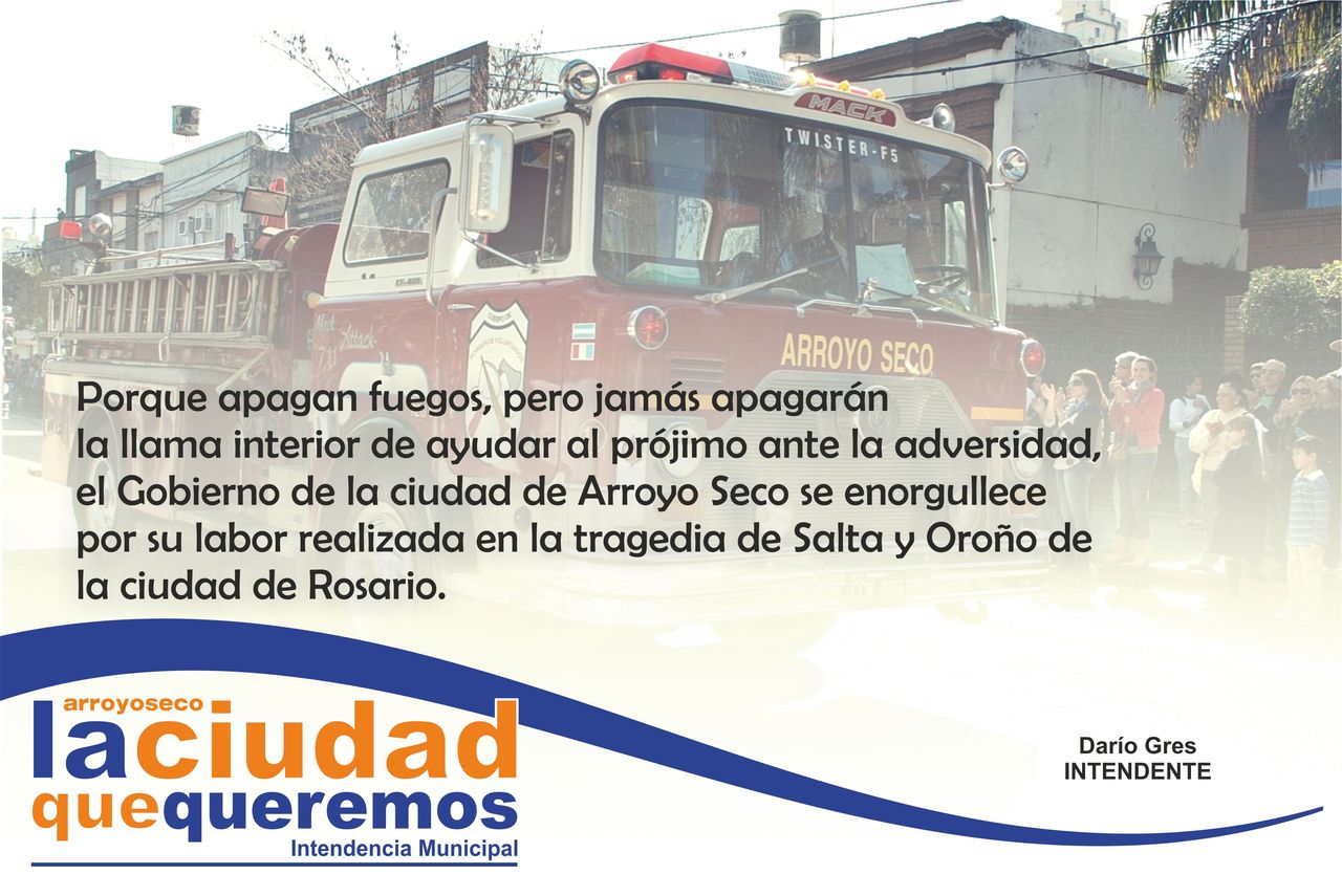 Diploma a bomberos
