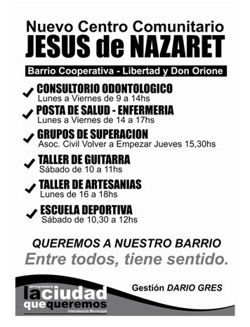 1 Centro Comunitario &quot;Jes&uacute;s de Nazaret&quot;