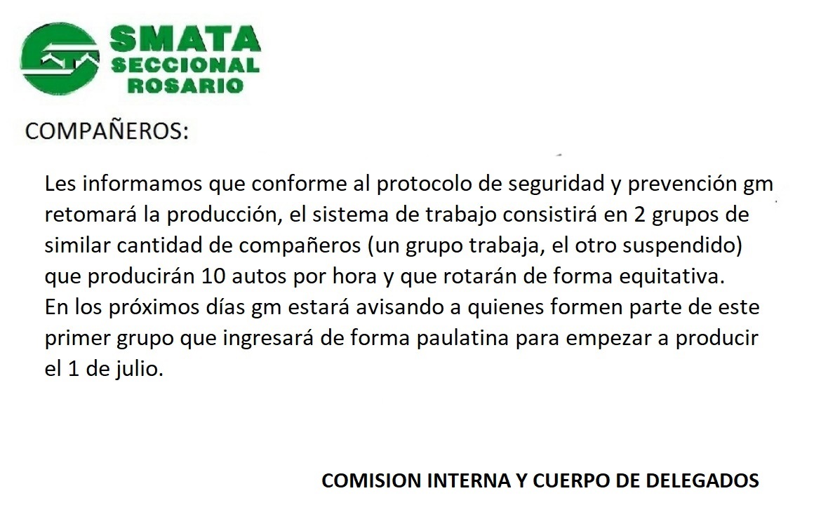 smata comunicado