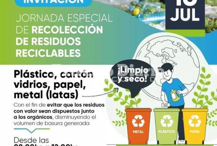 Imagen de Fighiera: Nueva jornada de recolección de residuos reciclables