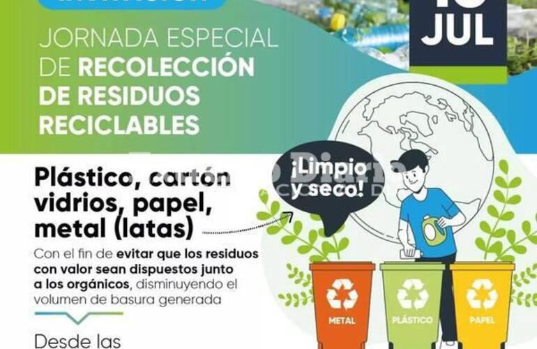 Imagen de Fighiera: Nueva jornada de recolección de residuos reciclables