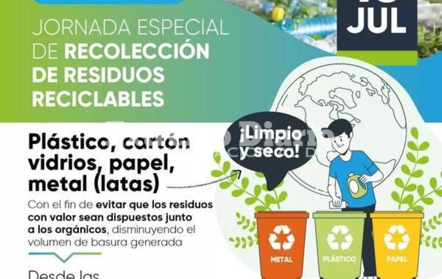 Imagen de Fighiera: Nueva jornada de recolecci&oacute;n de residuos reciclables