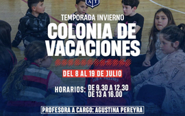 Imagen de En Julio, inicia la Colonia de Vacaciones de Invierno de Talleres.