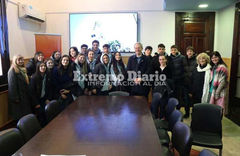 Imagen de Alumnos de la Escuela Santa Mar&iacute;a Goretti visitaron la Municipalidad