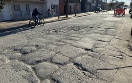 Imagen de Inicio de reparaci&oacute;n de calzada en calle Juan B. Justo.