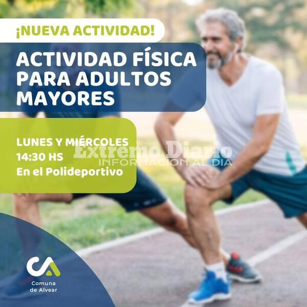Imagen de Actividad f&iacute;sica para adultos mayores en Alvear