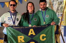 Imagen de Remo: 3 representantes del Rowing Club, obtuvieron un 3º puesto en Baigorria.