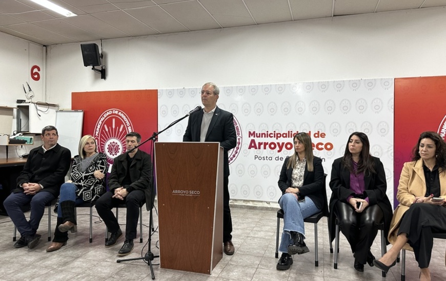 Imagen de El intendente Daniel Tonelli brind&oacute; una conferencia por los primeros 6 meses de gesti&oacute;n.