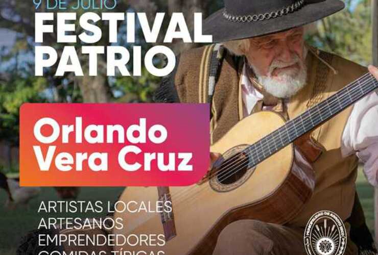 Imagen de 9 de julio: Festival Patrio con artistas locales y Orlando Vera Cruz