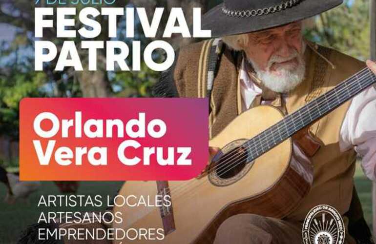 Imagen de 9 de julio: Festival Patrio con artistas locales y Orlando Vera Cruz