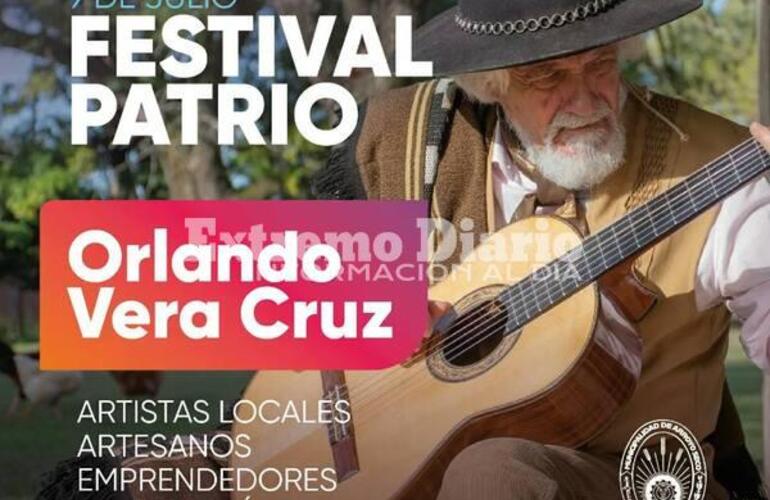 Imagen de 9 de julio: Festival Patrio con artistas locales y Orlando Vera Cruz