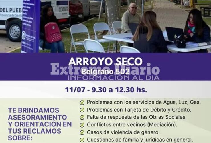 Imagen de Arroyo Seco: Llega la oficina móvil de la Defensoría del Pueblo