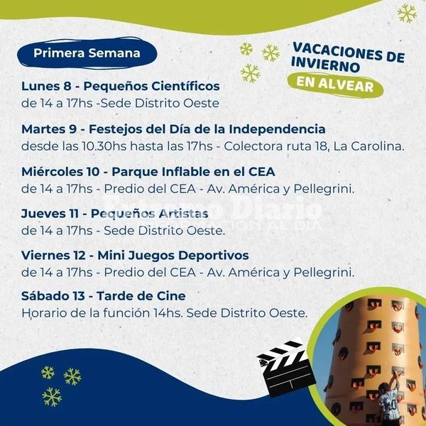 Imagen de M&uacute;ltiples actividades para las vacaciones de invierno en Alvear