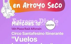 Imagen de Mi&eacute;rcoles de circo en la plaza Ra&uacute;l Alfonsin