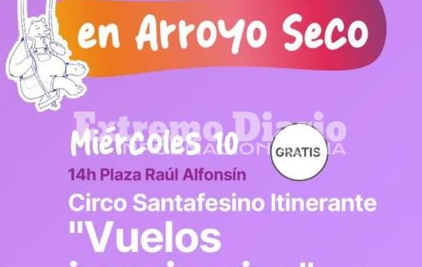 Imagen de Mi&eacute;rcoles de circo en la plaza Ra&uacute;l Alfonsin