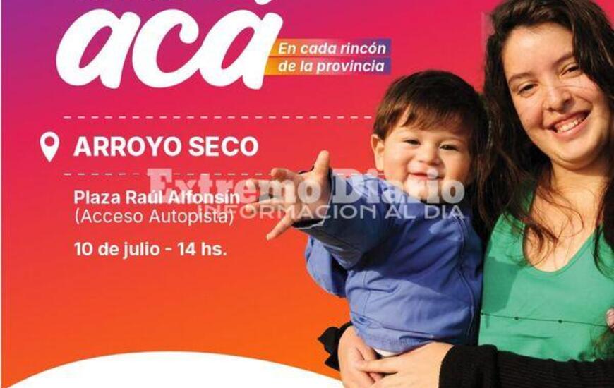 Imagen de Plaza Ra&uacute;l Alfons&iacute;n: Dispositivo �Santa Fe Ac&aacute;� desde las 14hs