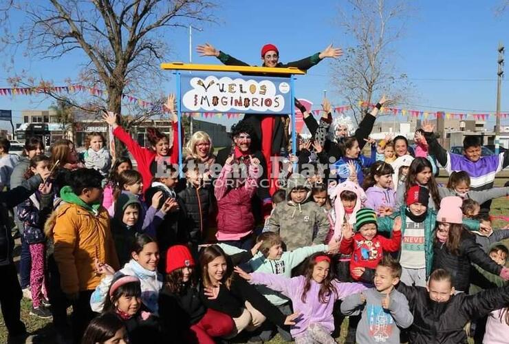 Imagen de Se inauguraron las vacaciones de invierno con el Circo Itinerante Santafesino