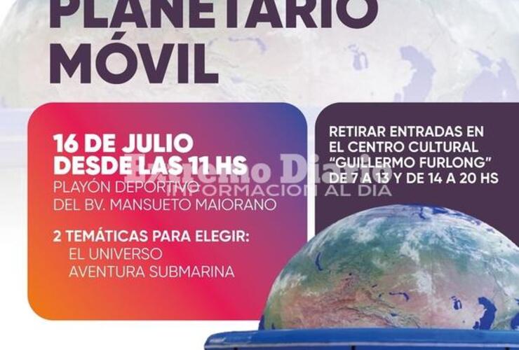 Imagen de Arroyo Seco: Este martes llega el Planetario M&oacute;vil al play&oacute;n deportivo
