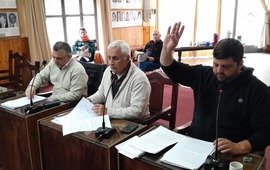 Los concejales durante la sesi&oacute;n del pasado martes.