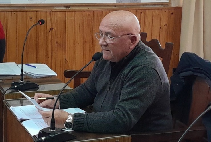 Miguel Stéfano, durante su exposición en el HCM.