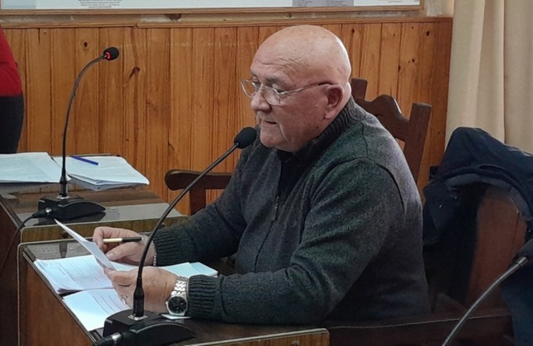 Miguel Stéfano, durante su exposición en el HCM.