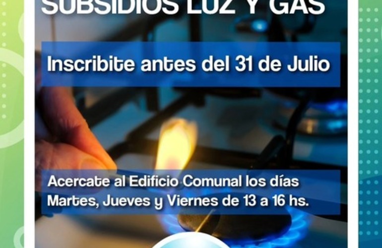 Imagen de Por el subsidio de luz y gas