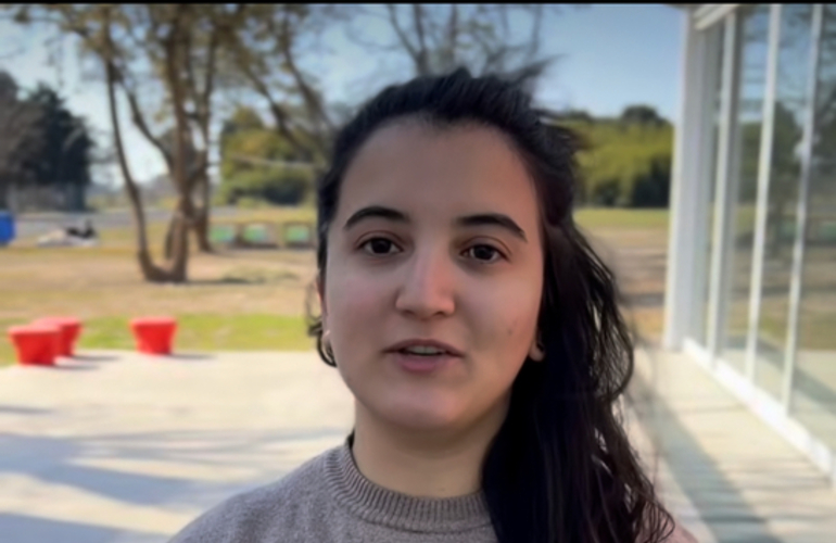 Imagen de La biotecnóloga Camila Ponce de León, visitó Tecnolagos.