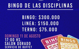 Imagen de Bingo de las Disciplinas en A.S.A.C.