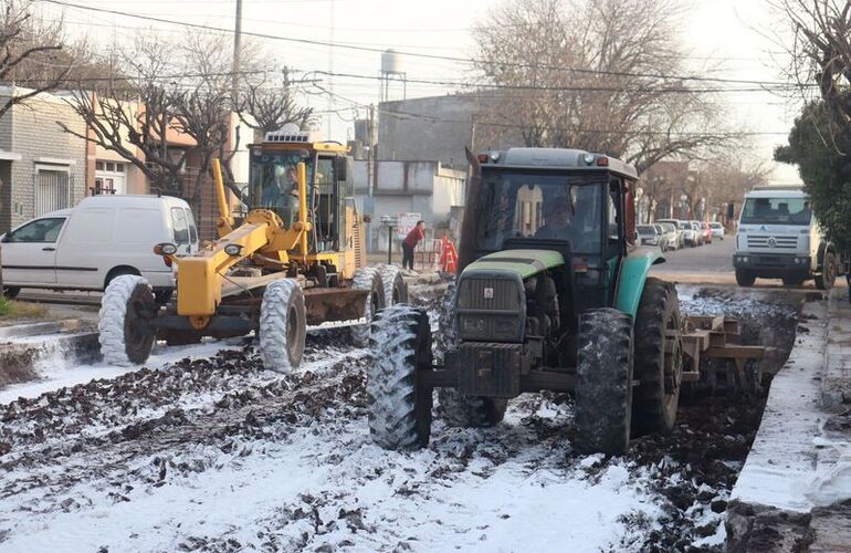 Imagen de Avanza el Plan de Reparación Integral de calle Juan B. Justo al 200