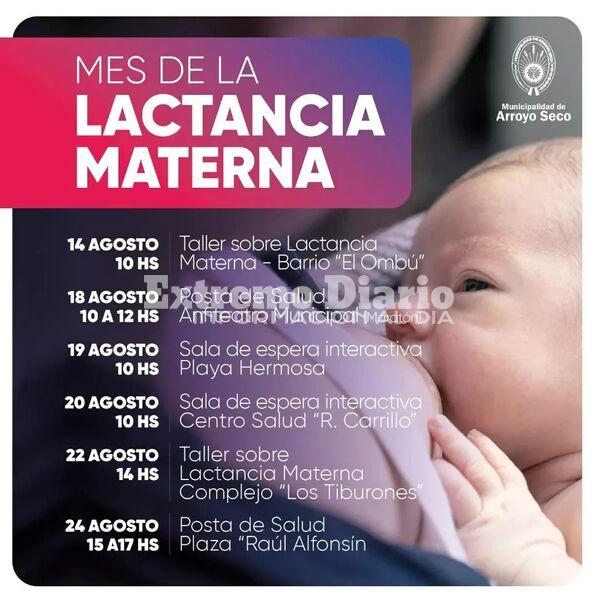 Imagen de Arroyo Seco: Actividades por el mes de la lactancia materna