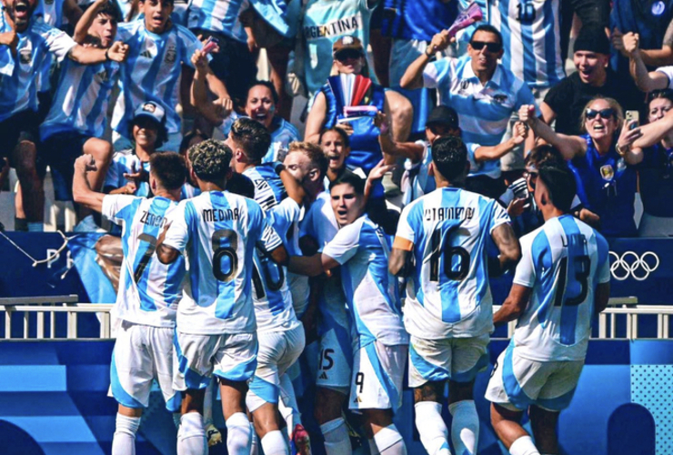 Imagen de Juegos Olímpicos: Argentina venció 2-0 a Ucrania en Fútbol.