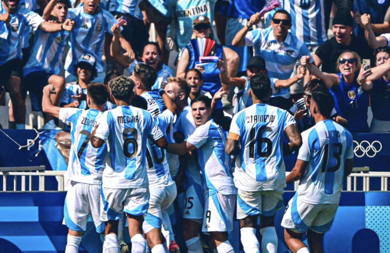 Imagen de Juegos Olímpicos: Argentina venció 2-0 a Ucrania en Fútbol.