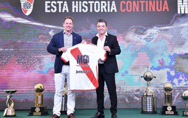Imagen de Hoy Marcelo Gallardo asumi&oacute; como nuevo DT de River Plate.