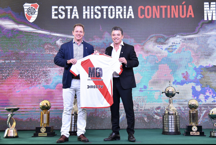 Imagen de Hoy Marcelo Gallardo asumió como nuevo DT de River Plate.