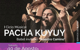 Imagen de Pe&ntilde;a en el Centro Cultural con 'Pacha Kuyuy'.