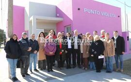 Imagen de Arroyo Seco: Reinauguraron el Punto Violeta