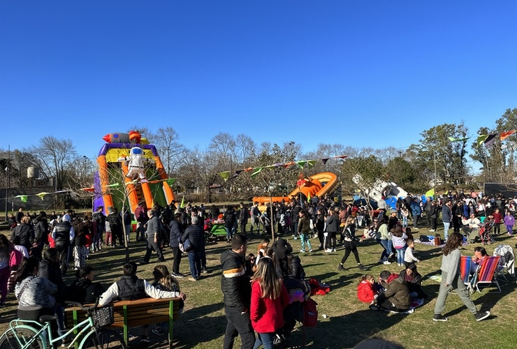 Imagen de Festejo de las Infancias en el Paseo Pedro Spina.