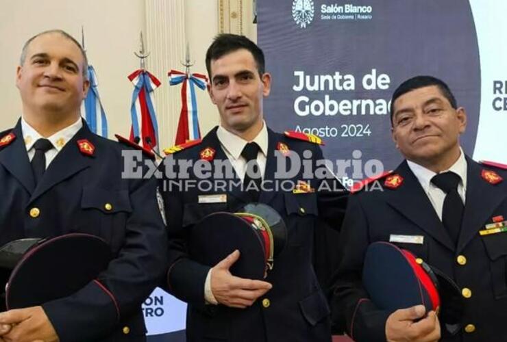 Imagen de Los Bomberos de Arroyo Seco participaron de la junta de gobernadores